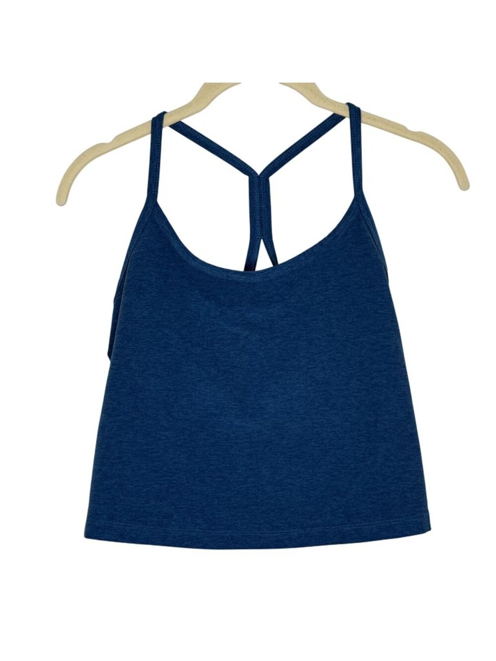 Beyond Yoga Blue Strappy Back Crop Tank Top, 1X